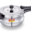 Prestige Svachh Deluxe Alpha Mini Pressure Handi, with deep lid for Spillage Control, 3 L, Stainless Steel, Silver, Outer Lid